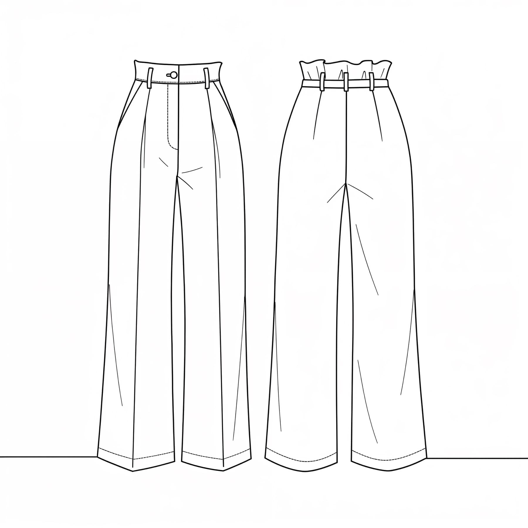Pauline · linen trouser